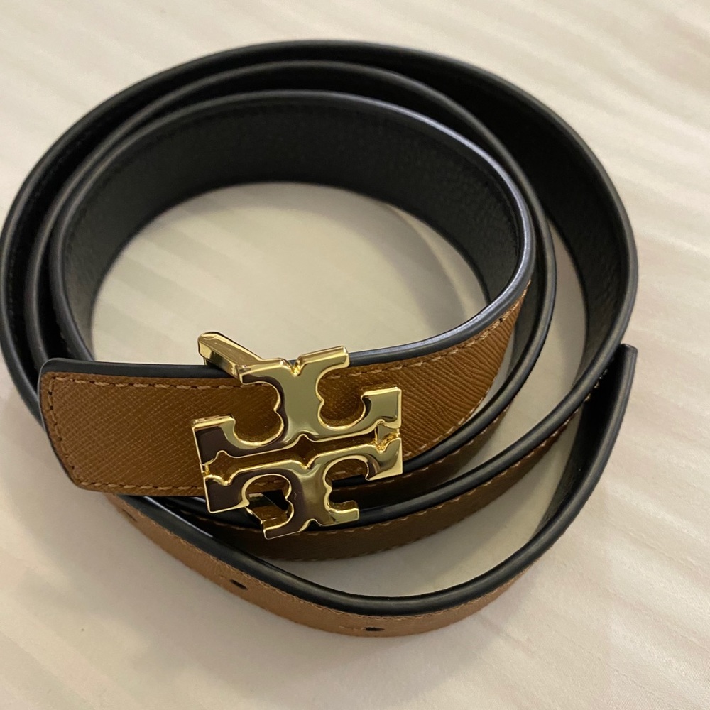 Reversible Tory Burch Belt (brown/black)